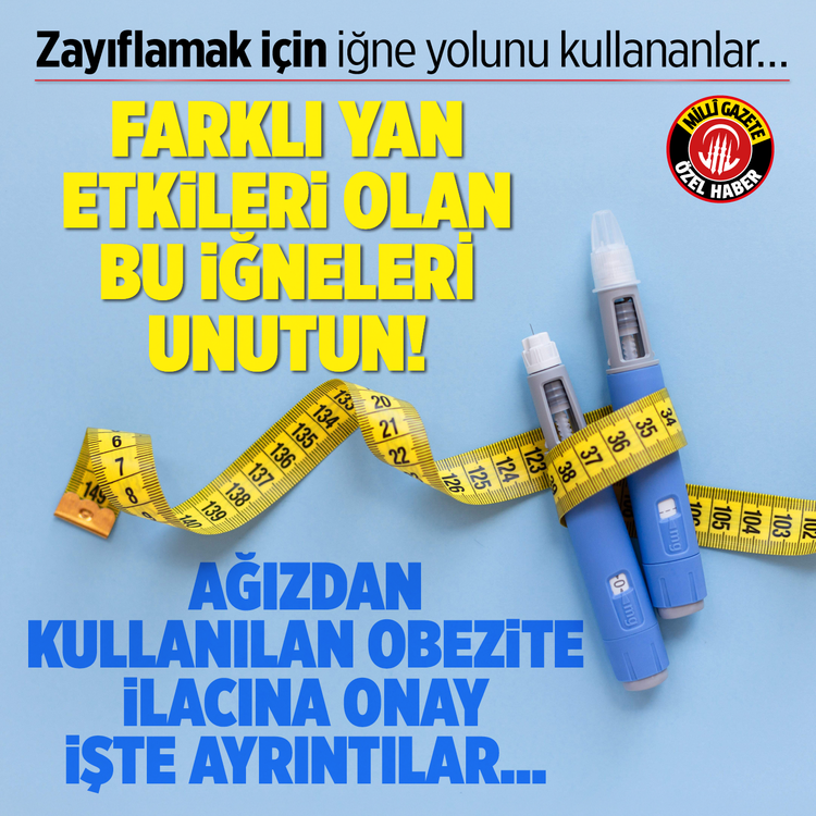 Zayıflamak için iğne yolunu kullananlar... Farklı yan etkileri olan bu iğneleri unutun! Ağızdan kullanılan obezite ilacına onay! İşte ayrıntılar...