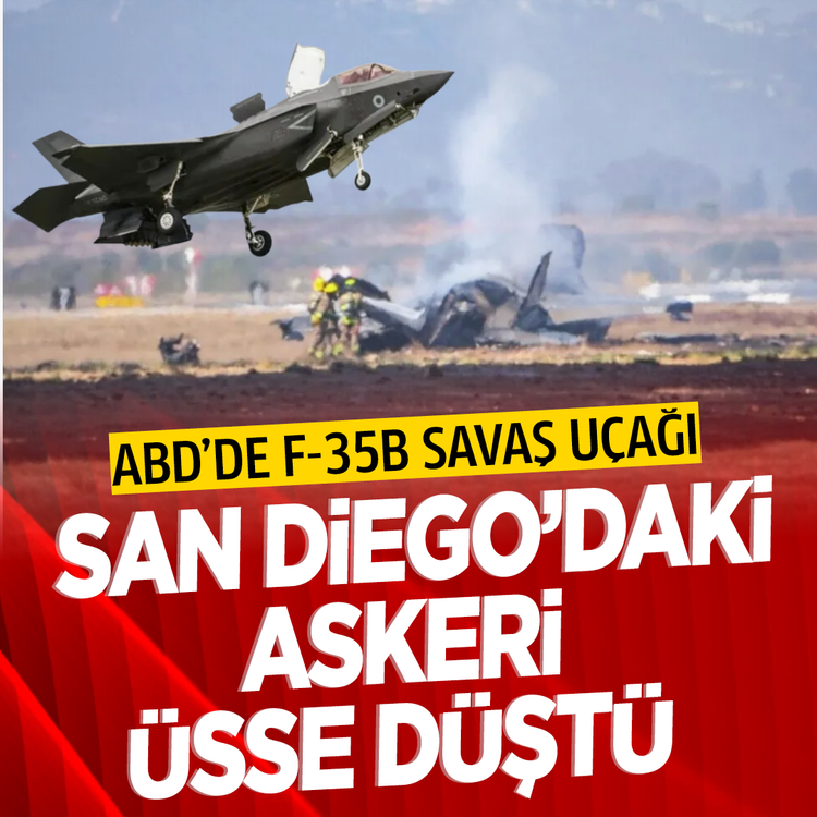 ABD'de F-35B savaş uçağı, San Diego'daki askeri üsse düştü