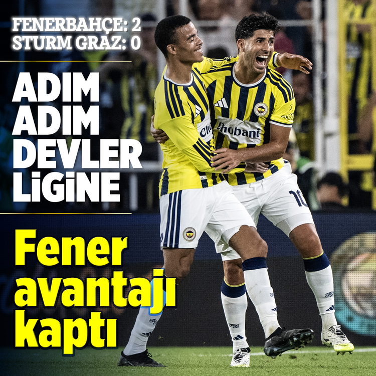Fenerbahçe 2 Sturm Graz 0 Adım adım devler ilgine:  Fenerbahçe avantajı kaptı