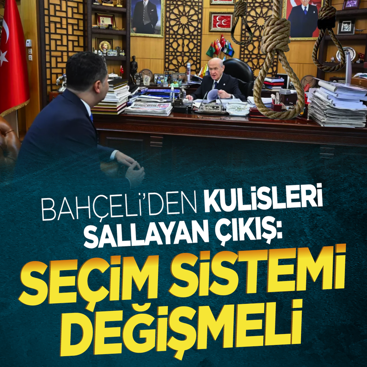 Bahçeli'den kulisleri sallayan çıkış: Seçim sistemi değişmeli