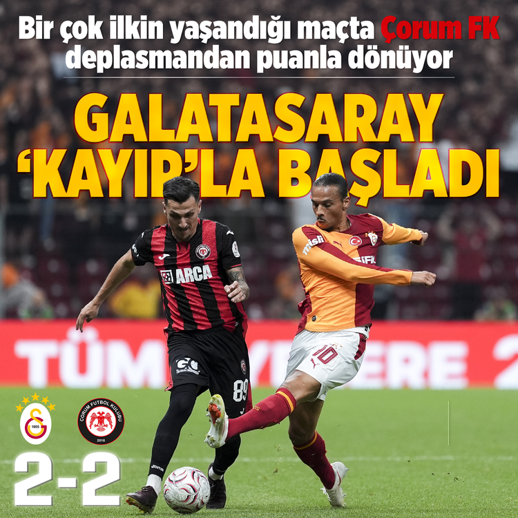 Galatasaray yeni sezona kayıpla başladı