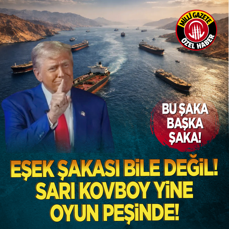 Bu şaka başka şaka! Eşek şakası bile değil! Sarı kovboy yine oyun peşinde!