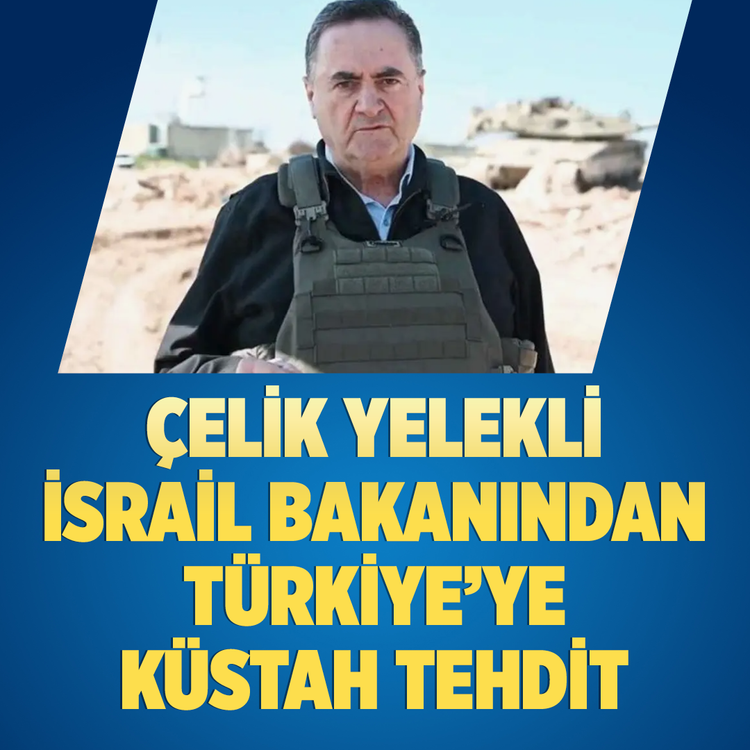Çelik yelekli İsrail Bakanından Türkiye'ye küstah tehdit