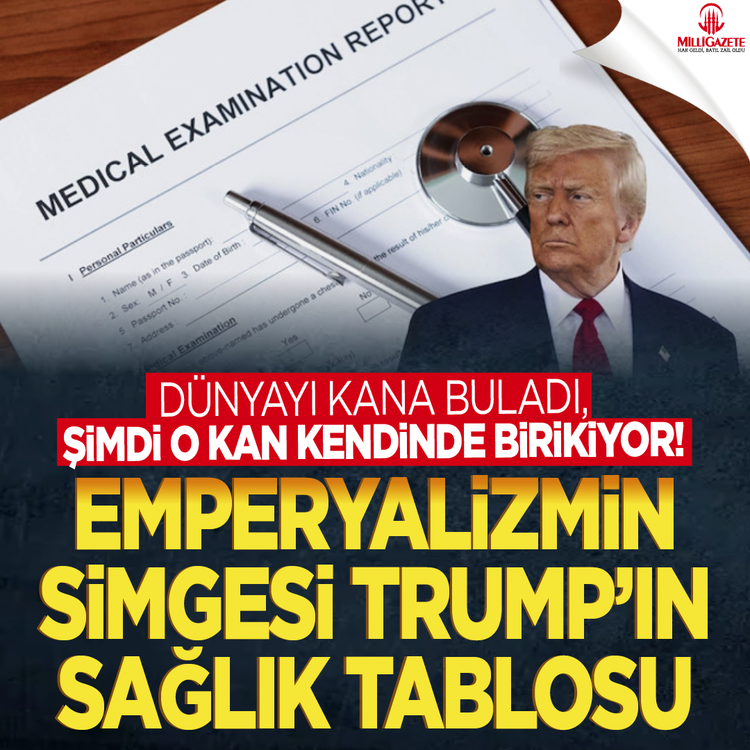 Dünyayı kana buladı, şimdi o kan kendinde birikiyor! Emperyalizmin simgesi Trump’ın sağlık tablosu