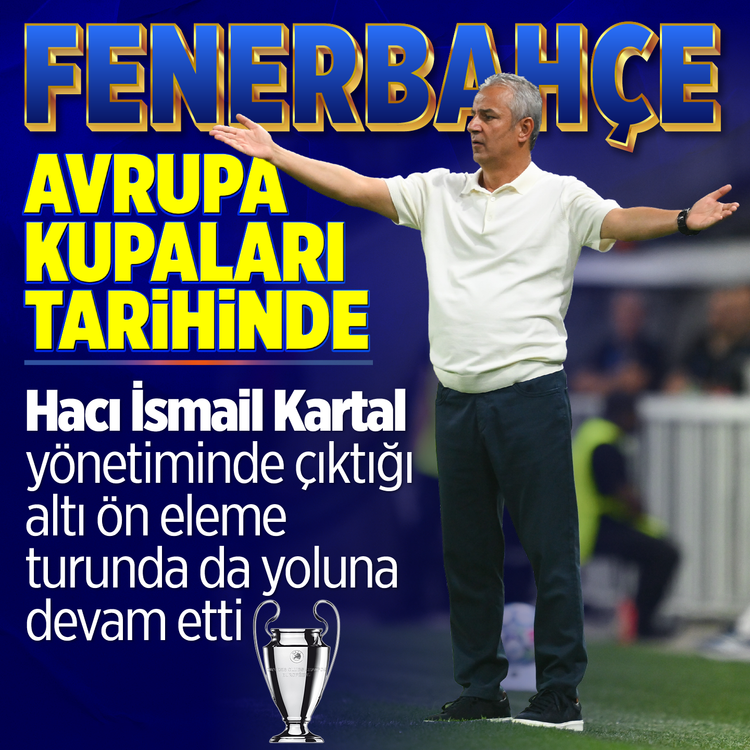 Fenerbahçe'de İsmail Kartal tarihe geçti: 6'da 6 yaptı