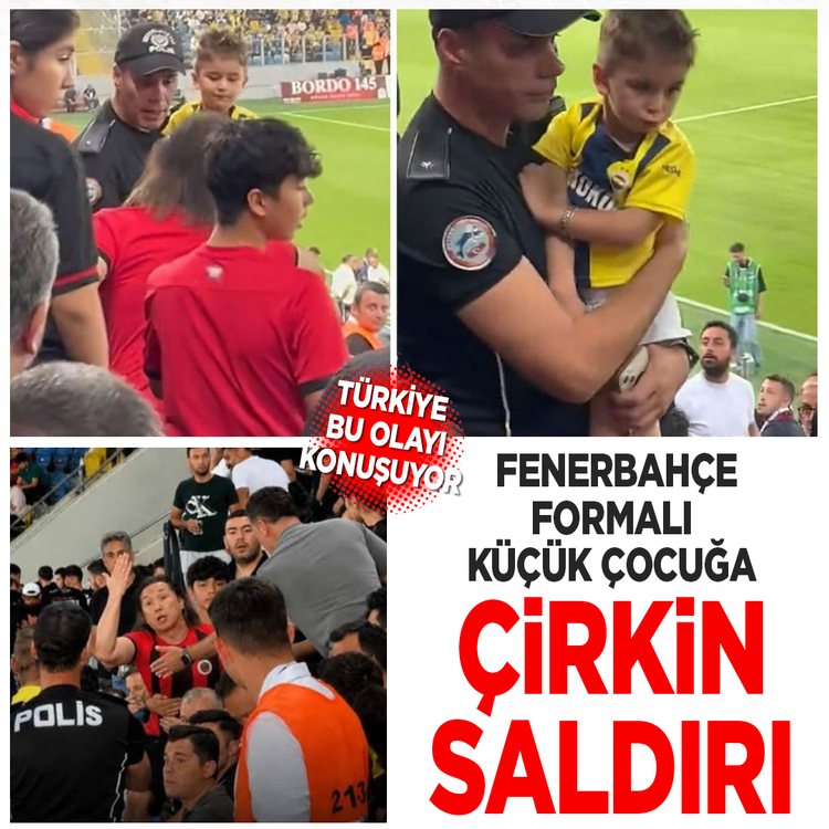 Türkiye bu olayı konuşuyor: Fenerbahçe formalı çocuğa çirkin saldırı
