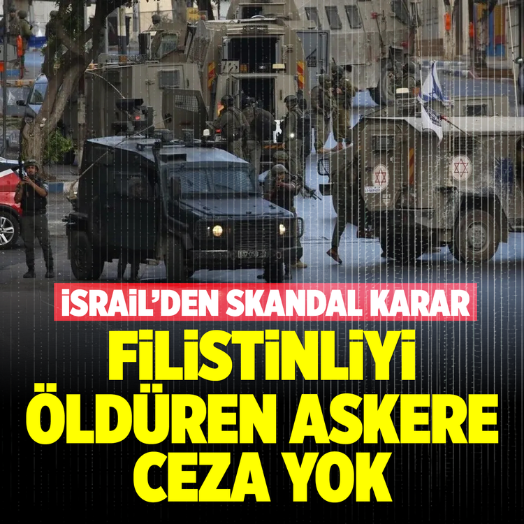 İsrail'den skandal karar: Filistinliyi öldüren askere ceza yok