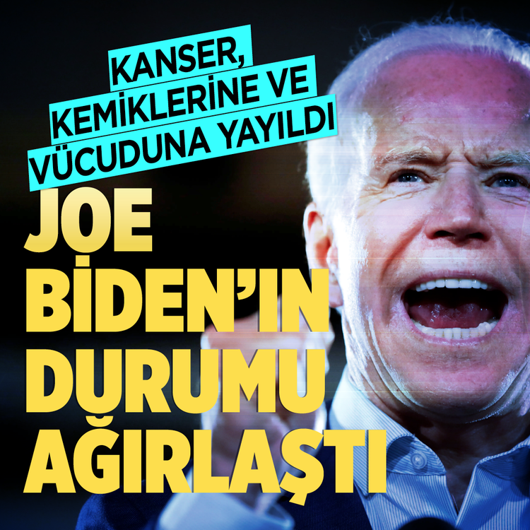 Kanser, kemiklerine ve vücuduna yayıldı! Joe Biden’ın durumu ağırlaştı