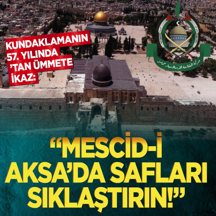 Kundaklamanın 57. yılında Hamas'tan ümmete ikaz: "Mescid-i Aksa'da safları sıklaştırın!"