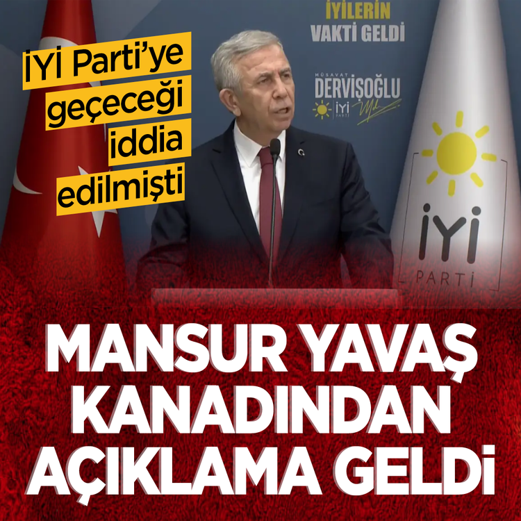 İYİ Parti’ye geçeceği iddia edilmişti! Mansur Yavaş kanadından açıklama var