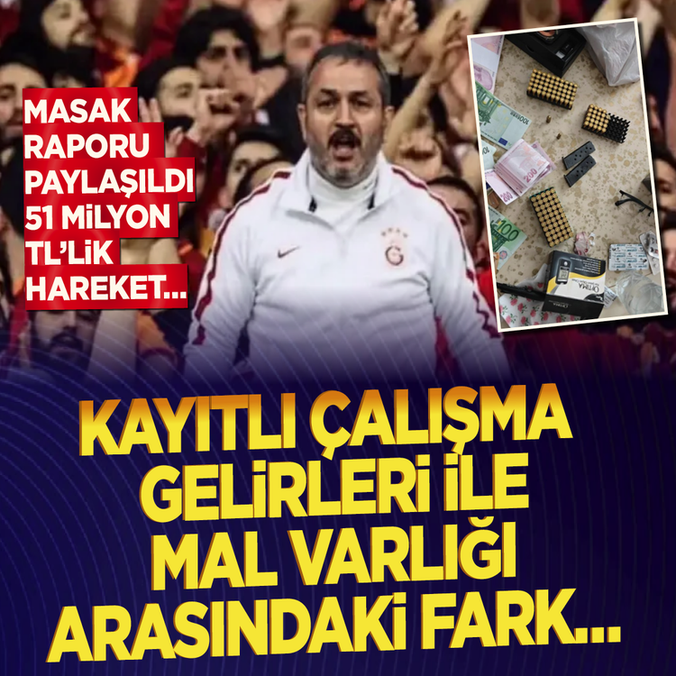 MASAK raporu  paylaşıldı 51 milyon TL’lik hareket… Kayıtlı çalışma gelirleri ile mal varlığı arasındaki fark…