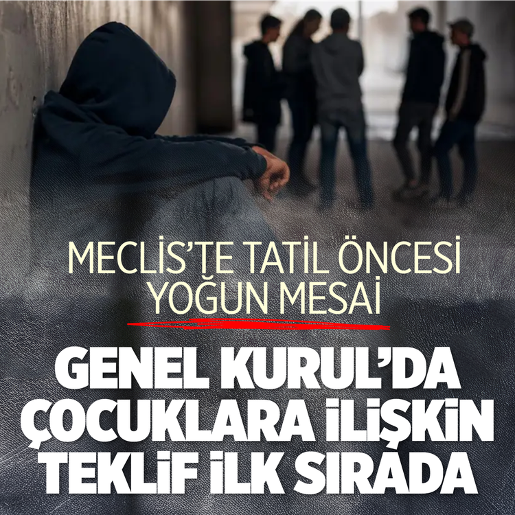 Meclis’te tatil öncesi yoğun mesai: Genel Kurul'da çocuklara ilişkin teklif ilk sırada!