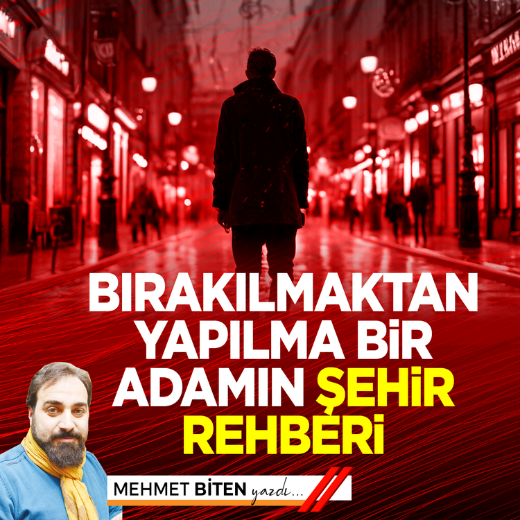 Bırakılmaktan yapılma bir adamın şehir rehberi