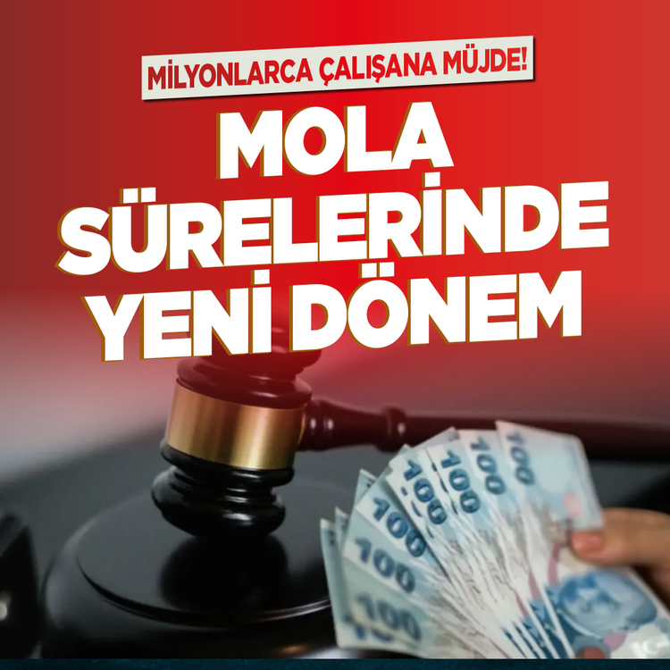 Milyonlarca çalışana müjde! Mola sürelerinde yeni dönem