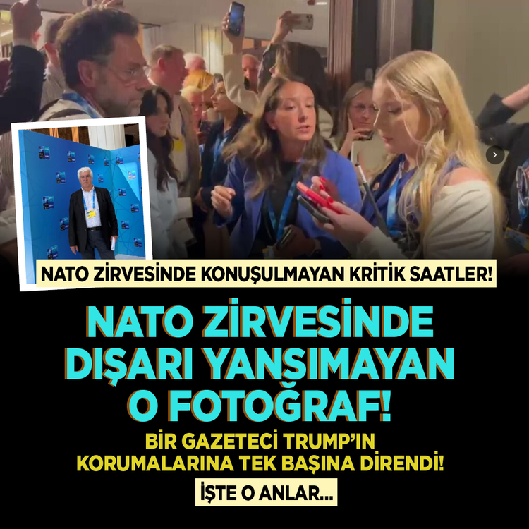 Nato Zirvesinde konuşulmayan kritik saatler! Nato Zirvesinde dışarı yansımayan o fotoğraf! Bir gazeteci Trump’ın korumalarına tek başına direndi! İşte o anlar