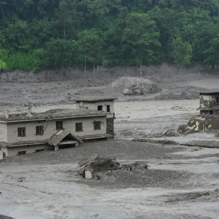 Nepal'deki sel faciasında kahreden gerçek...Deprem değilmiş!