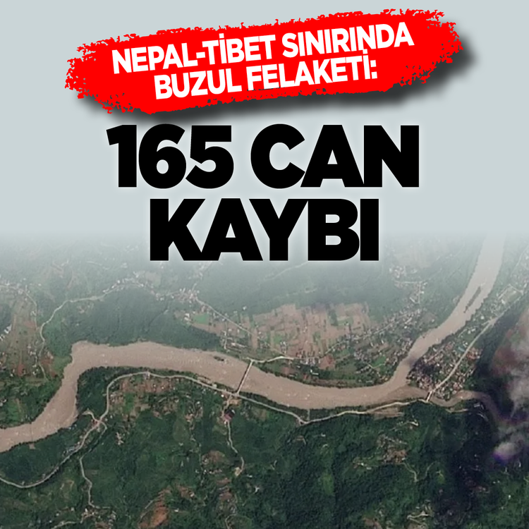 Nepal-Tibet sınırında buzul felaketi: 165 can kaybı