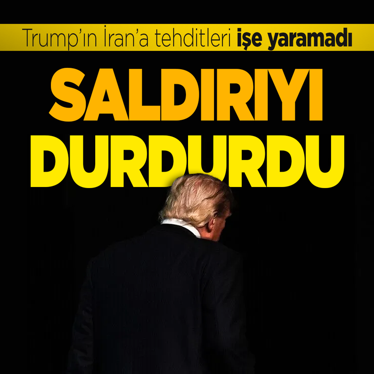 Trump, İran'a yönelik saldırıyı askıya aldı: "Anlaşma" mesajı verdi