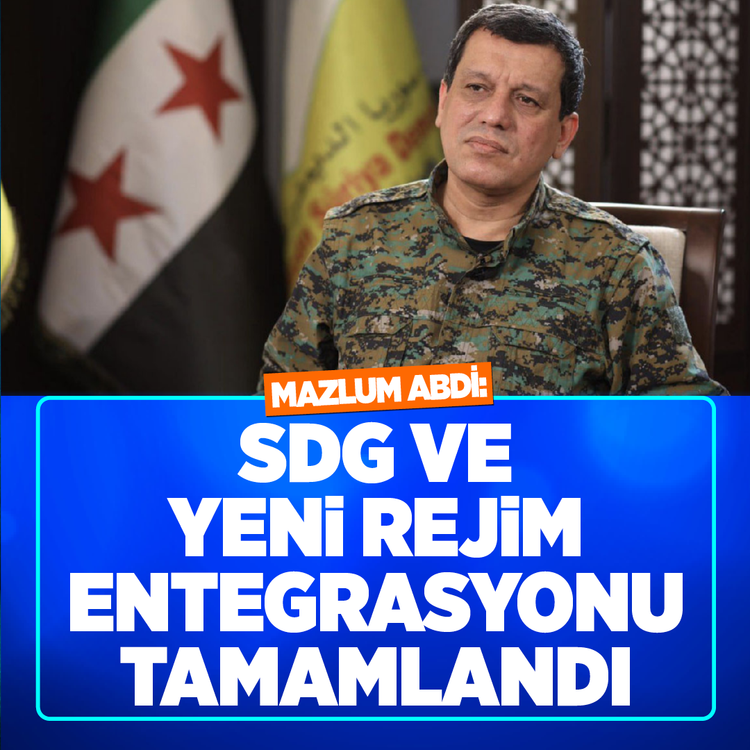 Mazlum Abdi: SDG ve yeni rejim entegrasyonu tamamlandı