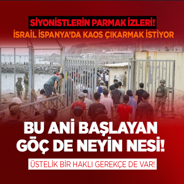Siyonistlerin parmak izleri! İsrail İspanya'da kaos çıkarmak istiyor! İsrail soykırımına karşı dik duran ülke! Bu ani başlayan göç de neyin nesi? Üstelik bir haklı gerekçe de var!