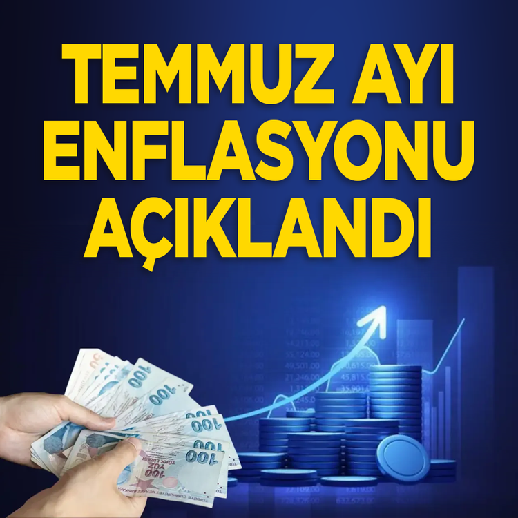 Temmuz enflasyonu açıklandı! İşte rakamlar