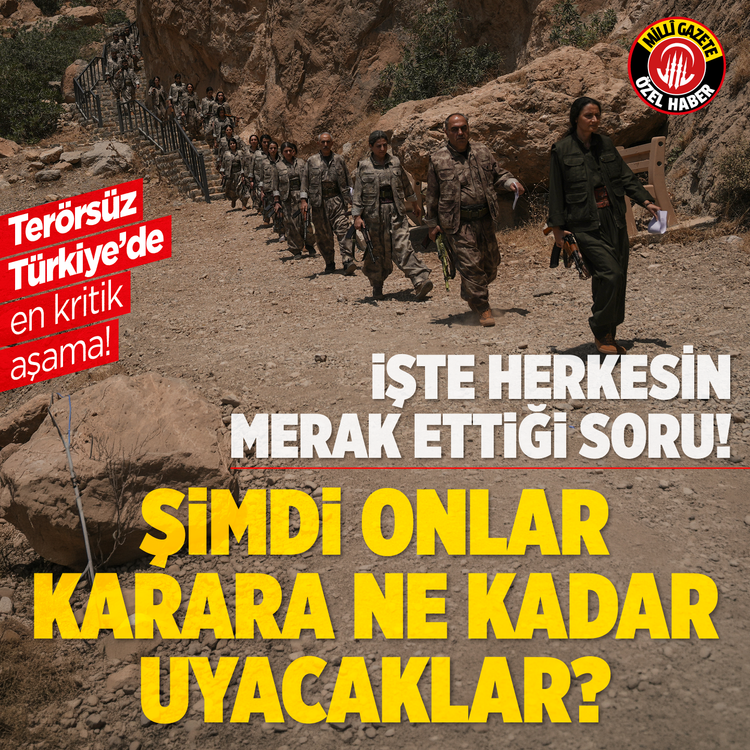 Terörsüz Türkiye'de en kritik aşama! İşte herkesin merak ettiği soru! Şimdi onlar karara ne kadar uyacaklar?