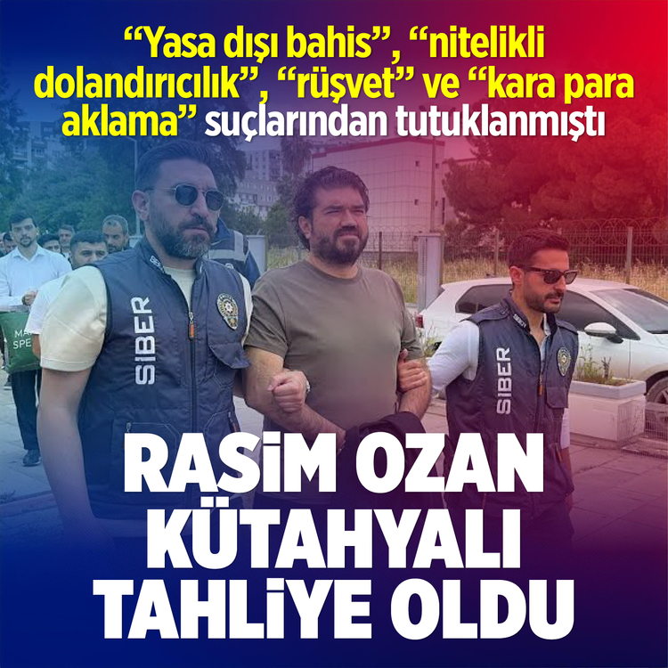 Rasim Ozan Kütahyalı hakkında tahliye kararı çıktı