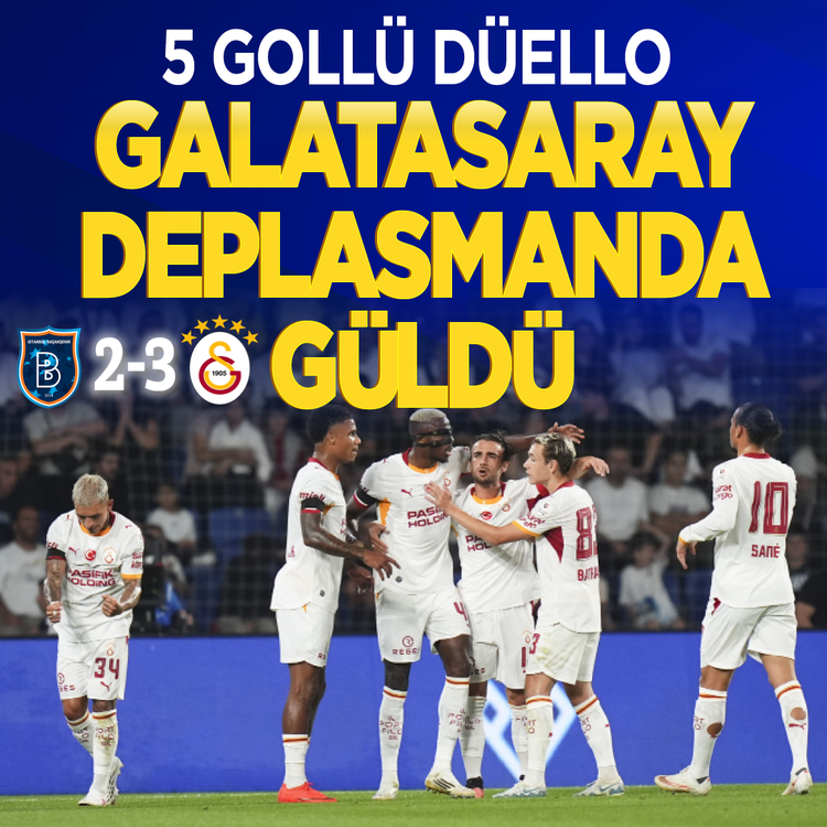 5 gollü düello: Galatasaray deplasmanda güldü