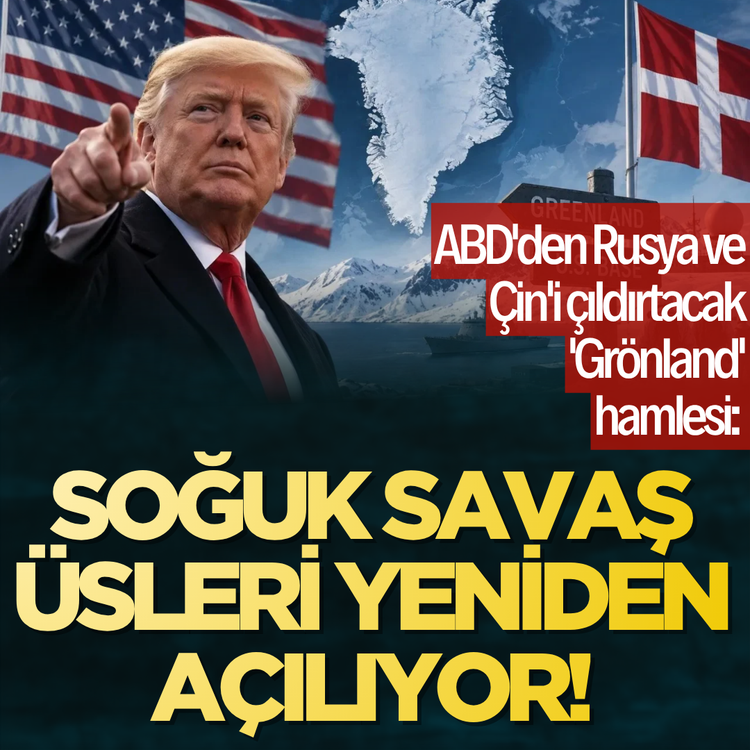 ABD'den Rusya ve Çin'i çıldırtacak 'Grönland' hamlesi: Soğuk Savaş üsleri yeniden açılıyor!