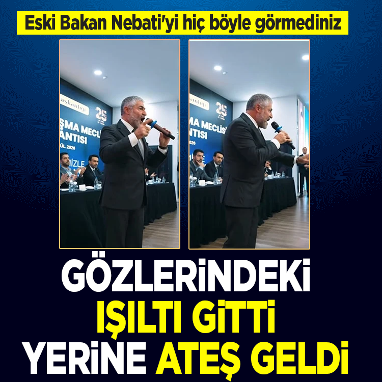 Eski Bakan Nebati'yi hiç böyle görmediniz: Gözlerinden bu kez ışıltı değil ateş fışkırdı