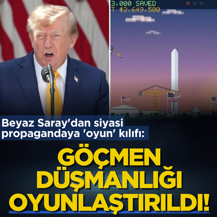 Beyaz Saray'dan siyasi propagandaya 'oyun' kılıfı: Göçmen düşmanlığı oyunlaştırıldı!
