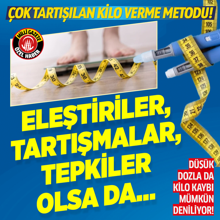 Çok tartışılan kilo verme metodu! Eleştiriler, tartışmalar, tepkiler olsa da…  Düşük dozla da kilo kaybı mümkün deniliyor