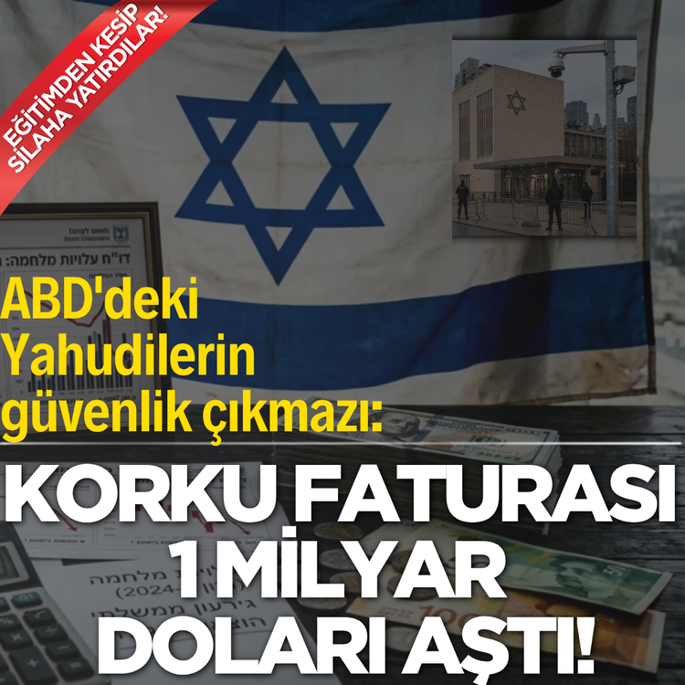 Eğitimden kesip silaha yatırdılar! ABD'deki Yahudilerin güvenlik çıkmazı: Korku faturası 1 milyar doları aştı!