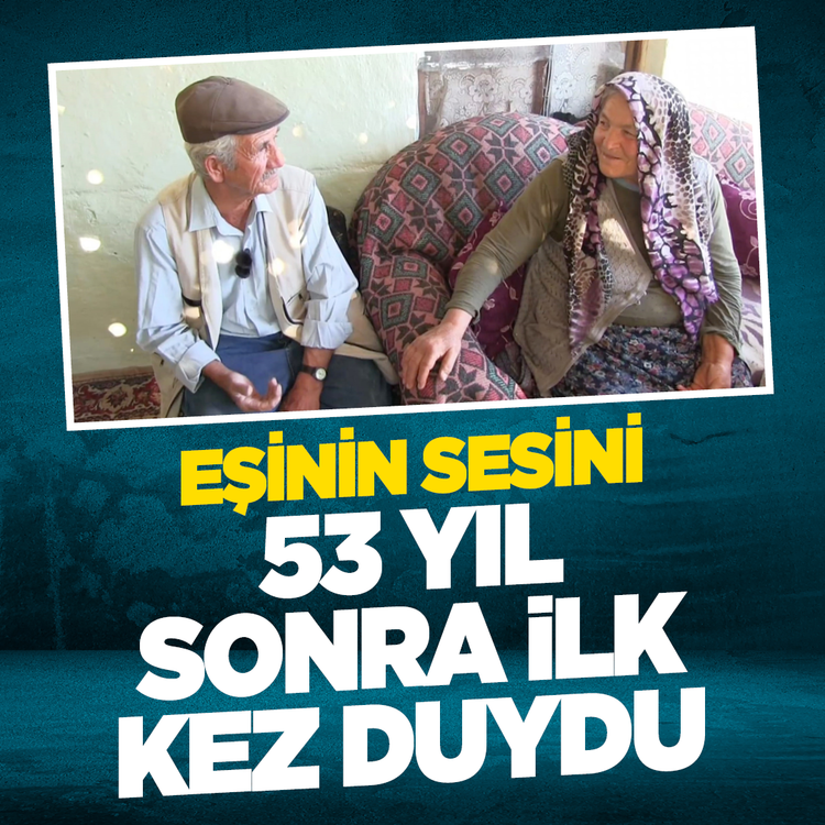 58 yıllık sessiz dünyası iyilikle aydınlandı: 53 yıllık eşinin sesini ilk kez duyunca söyledikleri yürekleri titretti!