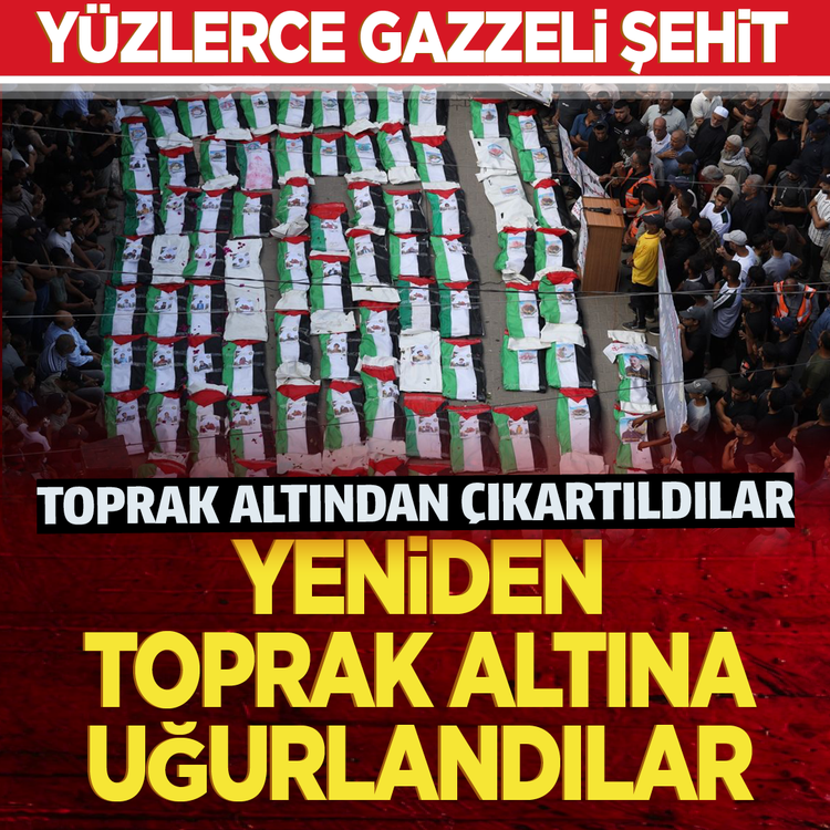 Gazze'de enkaz altından çıkarılan çoğu çocuk 100 Filistinliye acı veda: Toprak altından çıkartıldılar yeniden toprak altına uğurlandırlar