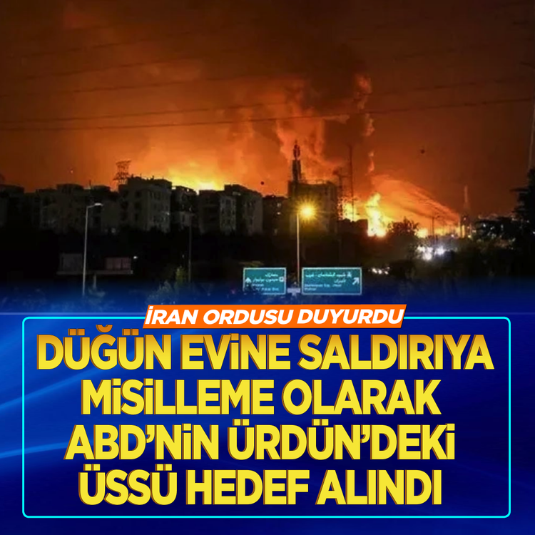 İran Devrim Muhafızları Ordusu: Düğün evine saldırıya misilleme olarak ABD'nin Ürdün'deki üssü hedef alındı