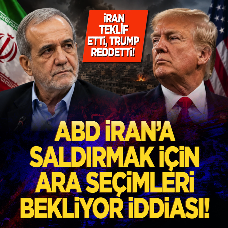 İran teklif etti, Trump reddetti: ABD İran'a saldırmak için ara seçimleri bekliyor iddiası!