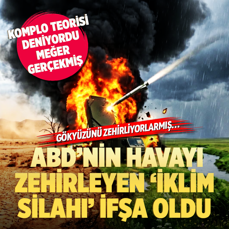Komplo teorisi deniyordu meğer gerçekmiş... ABD'nin havayı zehirleyen 'iklim silahı' ifşa oldu