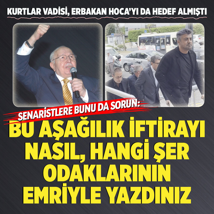 Kurtlar Vadisi, Erbakan Hoca'yı da hedef almıştı! Senaristlere bunu da sorun: Bu aşağılık iftirayı nasıl, hangi şer odaklarının emriyle yazdınız
