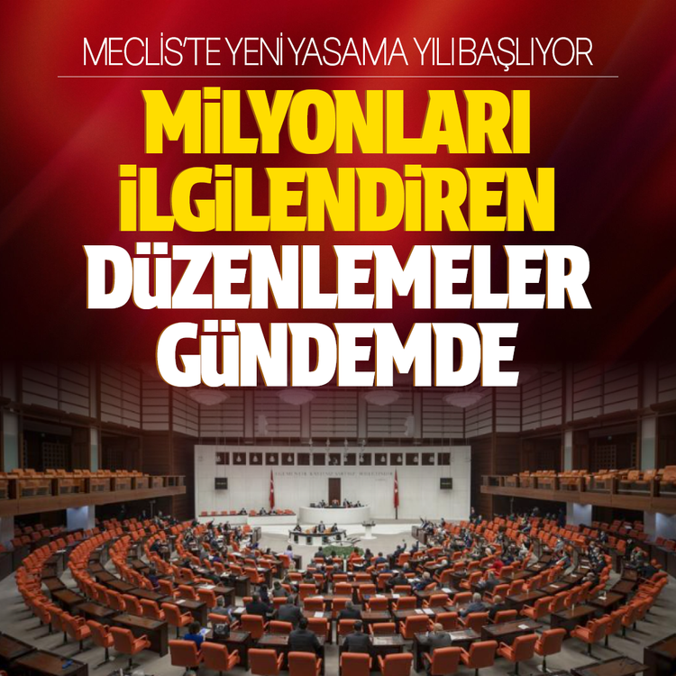 Meclis’te yeni yasama yılı başlıyor: Milyonları ilgilendiren düzenlemeler gündemde