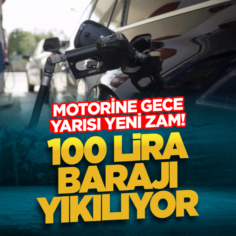 Motorine gece yarısı yeni zam! 100 lira barajı yıkılıyor
