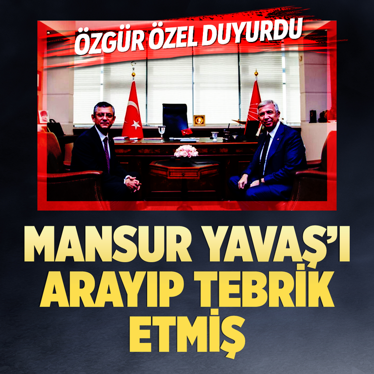 Özgür Özel’den Mansur Yavaş’a tebrik telefonu: Her karara saygılıyız