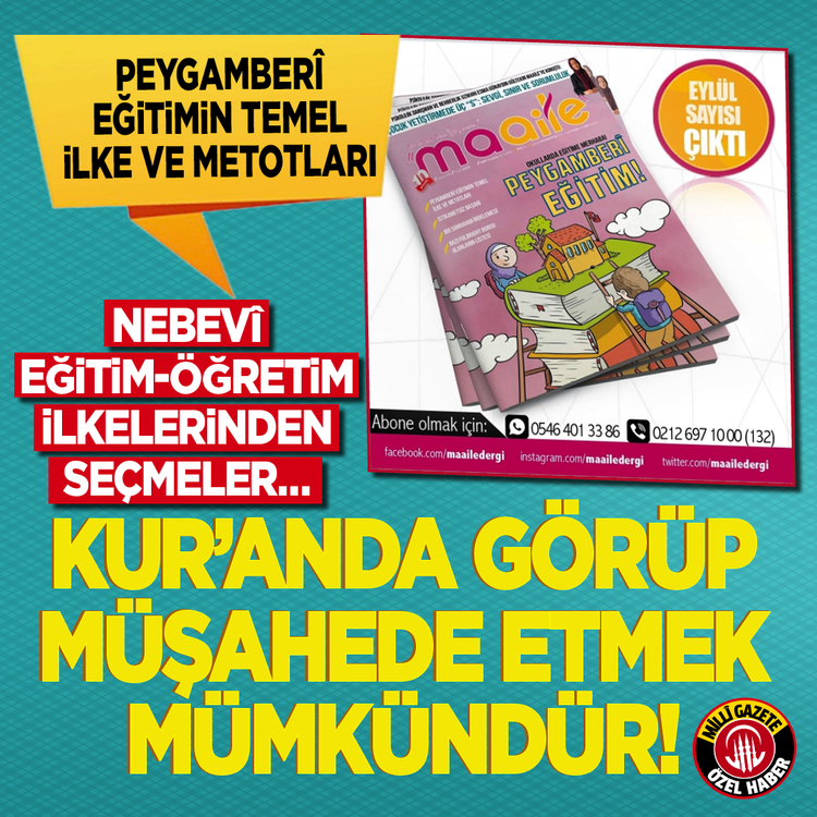 Peygamberî eğitimin temel ilke ve metotları