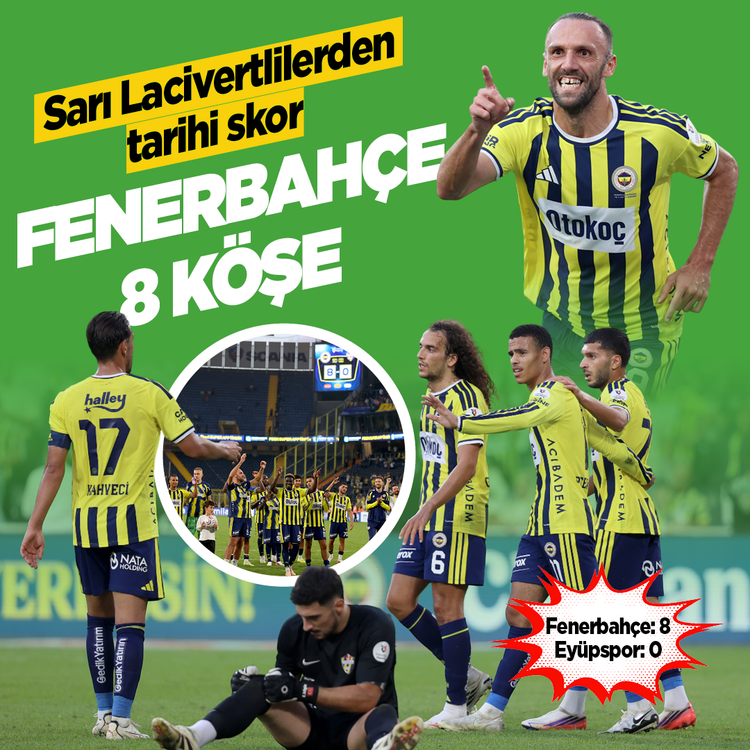 Fenerbahçe evinde gol oldu yağdı: Eyüpspor'u 8-0 mağlup etti