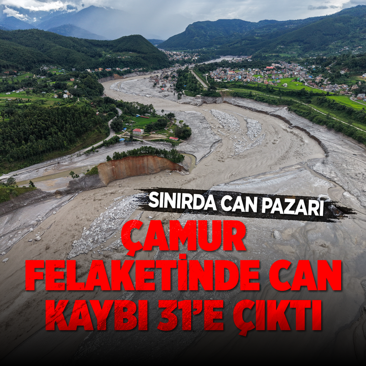 Nepal'deki sel felaketinde Çin tarafında can kaybı 31'e yükseldi