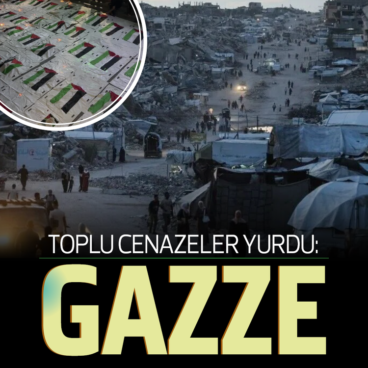Toplu cenazeler yurdu: Gazze