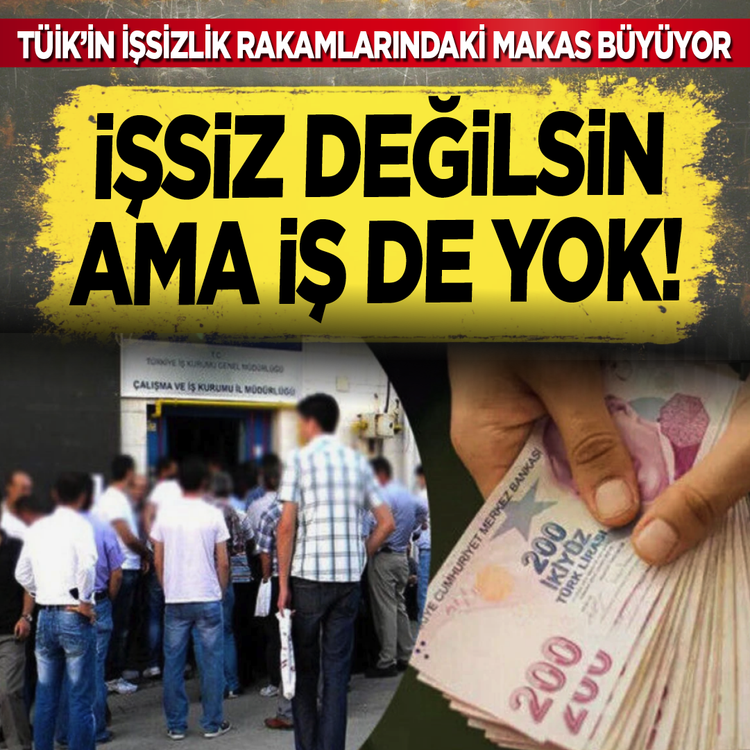 TÜİK’in işsizlik rakamlarındaki makas büyüyor: İşsiz değilsin ama iş de yok!
