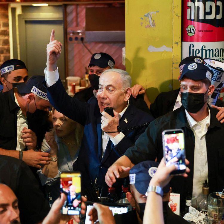 Netanyahu seçim öncesi korku siyasetine sarıldı! Nükleer patlama görseli paylaştı