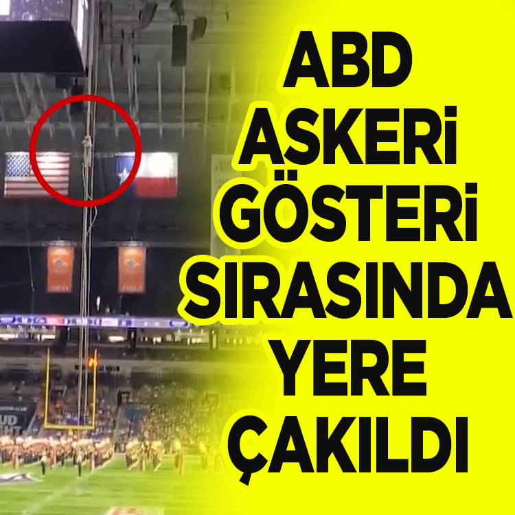 ABD askeri gösteri sırasında yere çakıldı