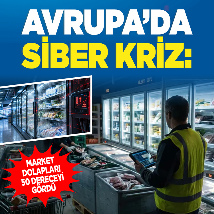 Avrupa'da siber kriz: Market dolapları 50 dereceyi gördü